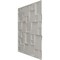 Ekena Millwork 19 5/8in. W x 19 5/8in. H Modern Square EnduraWall Decorative 3D Wall Panel Covers 2.67 Sq. Ft. WP20X20MSCCH - alternate 3